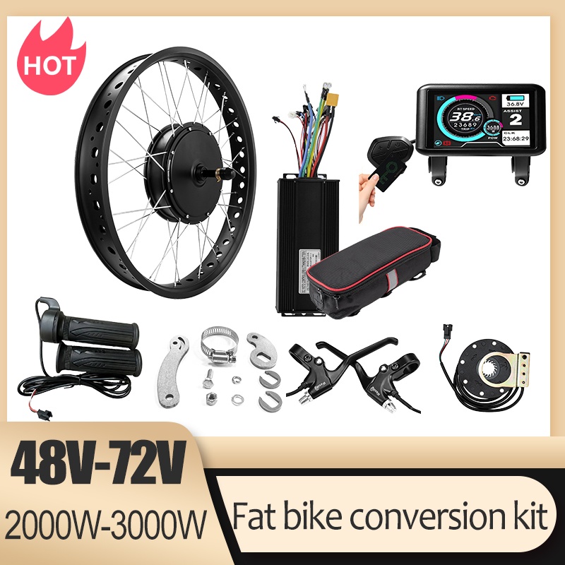 Kit de Conversión de Motor par - Ebike Conversion Kit 72V 3000W reseña y precio