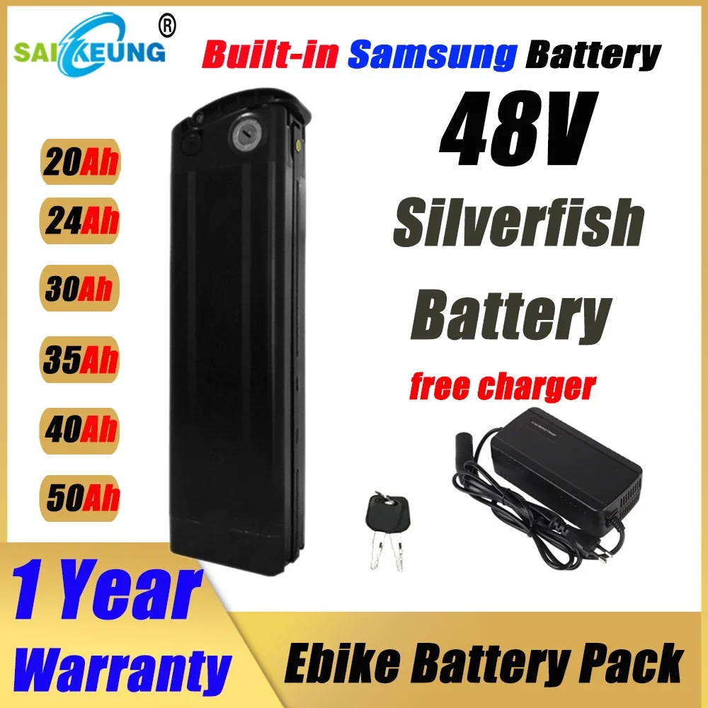Bicicleta eléctrica SilverFish - Ebike Battery 48V 20Ah Hailong reseña y precio