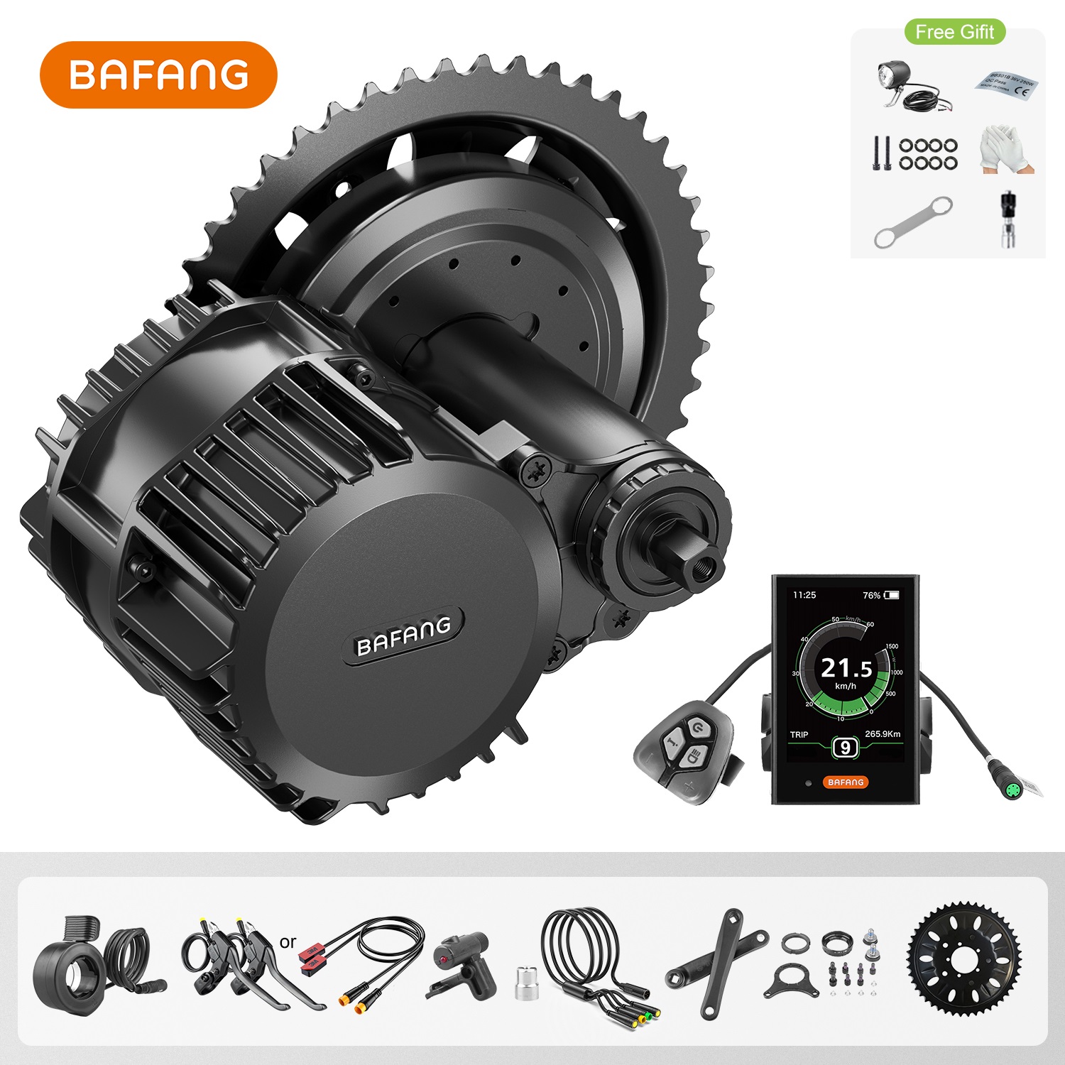 Bafang UART 48V/52V 1000W Moto - Mid Drive Motor Kit 52V 1000W reseña y precio