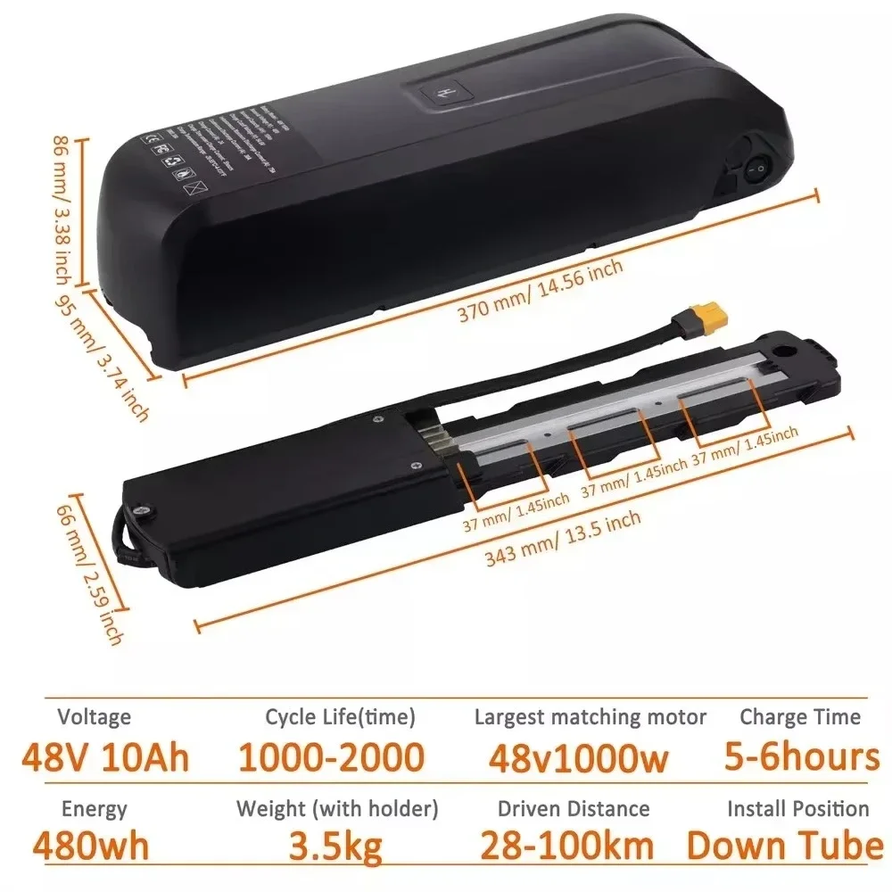 Para Hailong EBike batería 36V - Ebike Battery 48V 20Ah Hailong reseña y precio