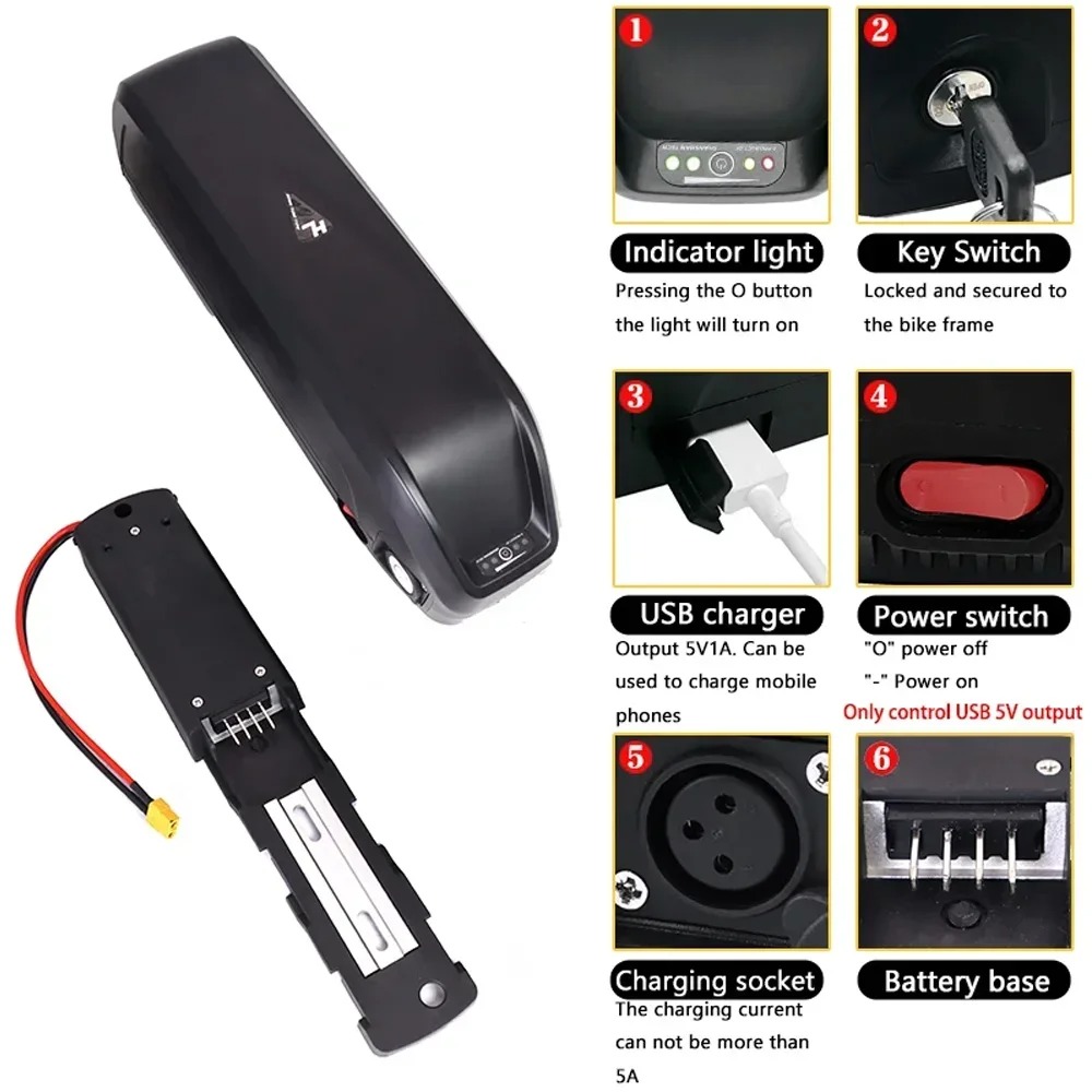 Batería Hailong para bicicleta - Ebike Battery 48V 20Ah Hailong reseña y precio